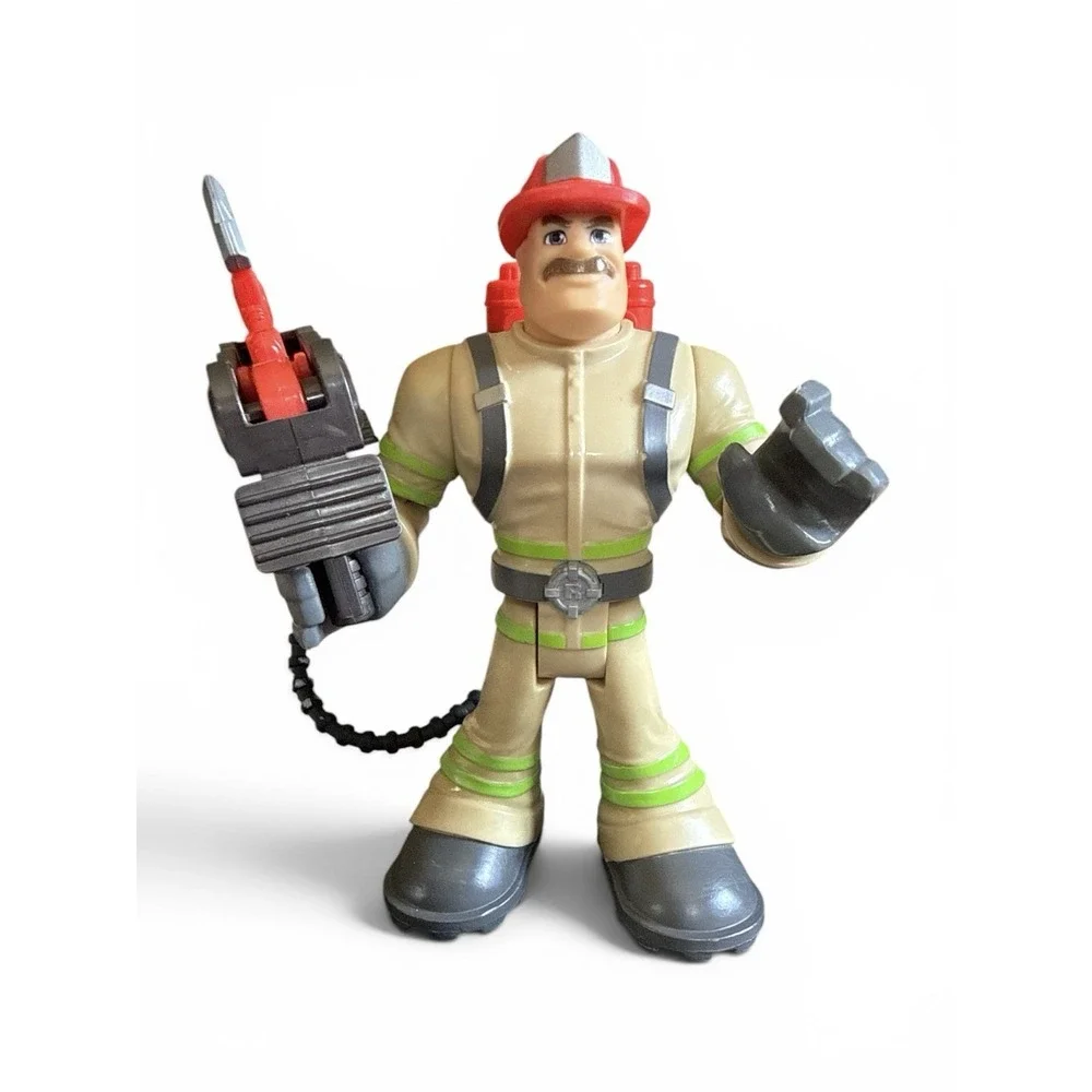Mattel Fisher-Price Rescue Heroes Billy Blazes 6 inch Fire Fighter Toy 2018
